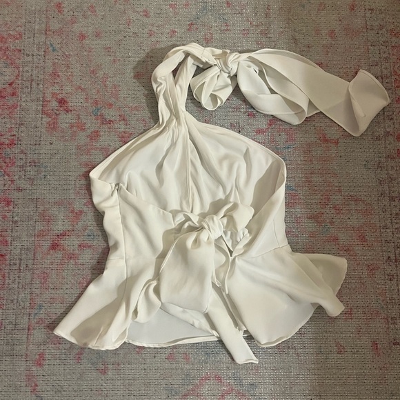White Do+Be Halter Top - Picture 2 of 2